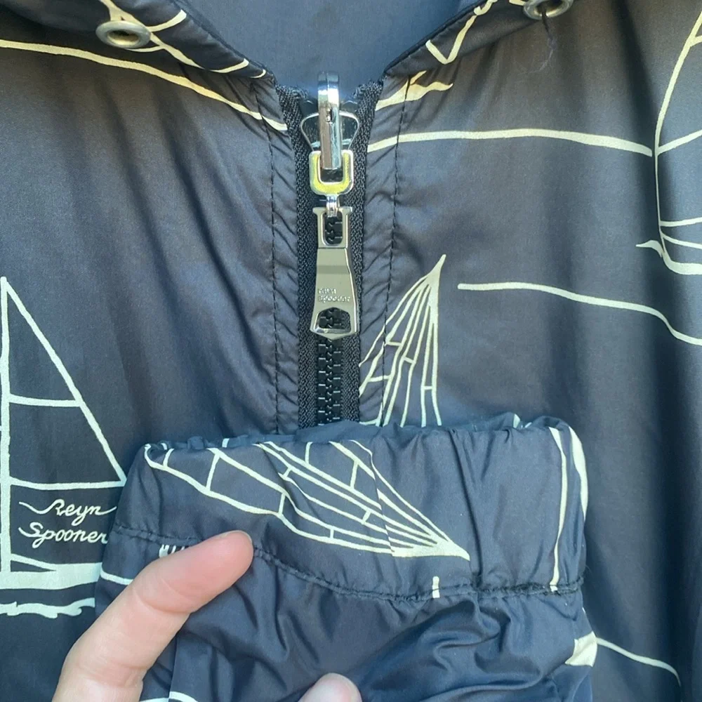 REYN SPOONER ‼️ reversible weather proof windbreaker men’s size M - Picture 4 of 11
